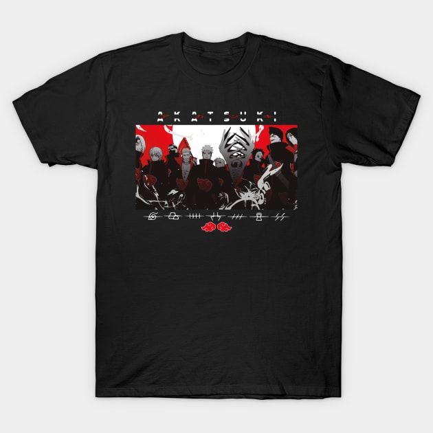 Akatsuki Organization T-Shirt by Losen500